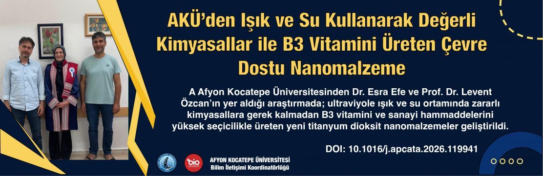 Çevre Dostu Yöntemlerle Değerli Kimyasallar ve B3 Vitamini Üretimini Sağlayan Yeni Nanomalzemeler Geliştirildi
