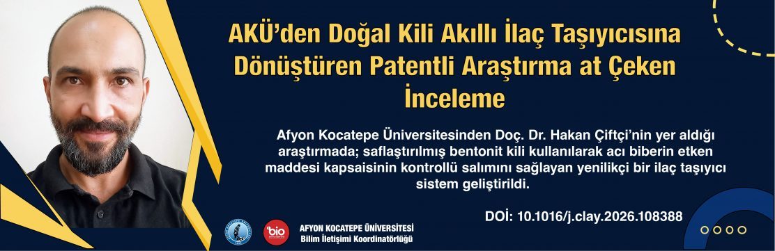 Acı Biberin Etken Maddesi Kapsaisin İçin Doğal Kilden Akıllı İlaç Taşıyıcı Sistem Geliştirildi